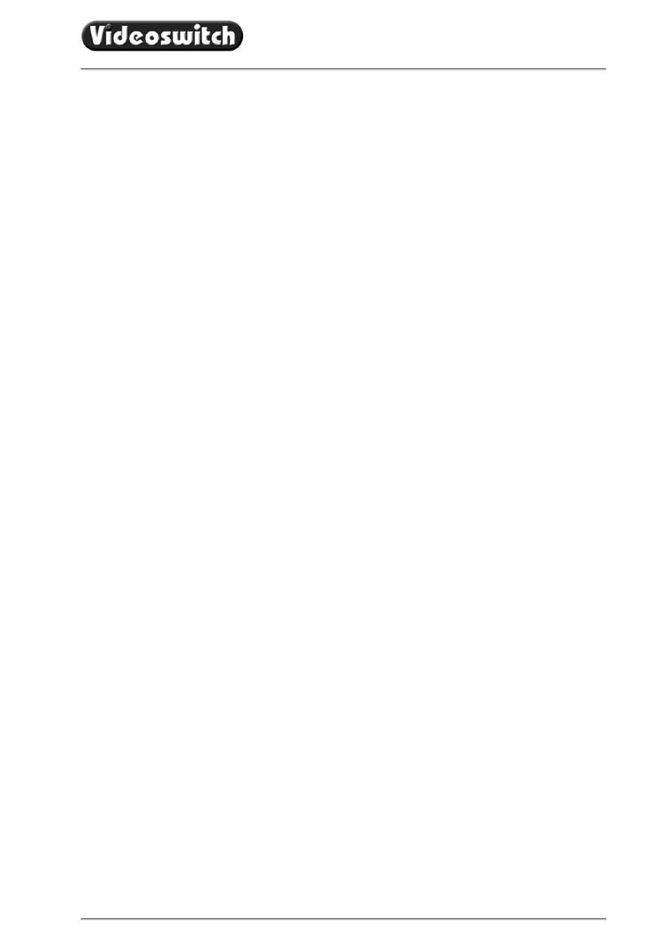 Videoswitch VDC User Manual | Page 3 / 33
