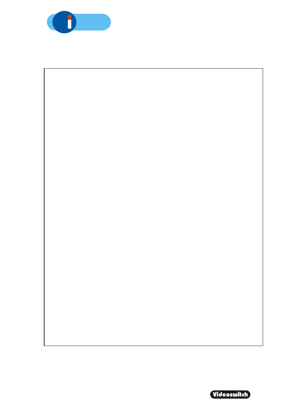 Digital recorder | Videoswitch AI-150 User Manual | Page 32 / 32