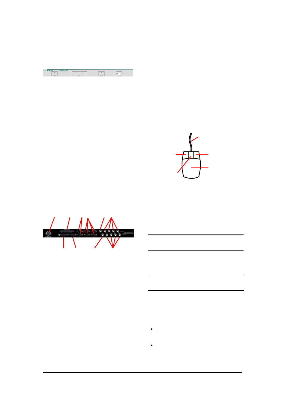 The vi-poscon controller front panel, Using the mouse, Vi-poscon rear panel | Videoswitch Vi-POSCON User Manual | Page 6 / 28