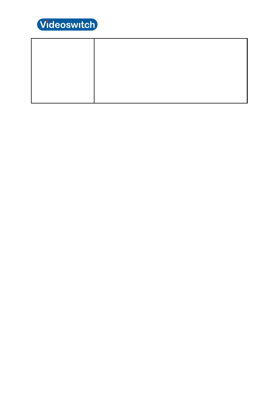 Vi-poscon installation guide | Videoswitch Vi-POSCON User Manual | Page 38 / 41