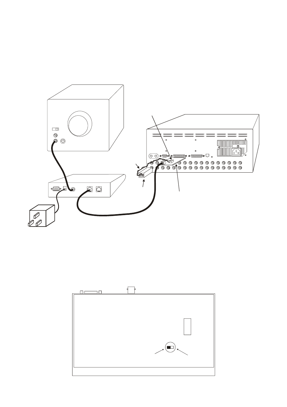 2 remote control and display of spot monitor only | Videoswitch VK-1 User Manual | Page 5 / 13