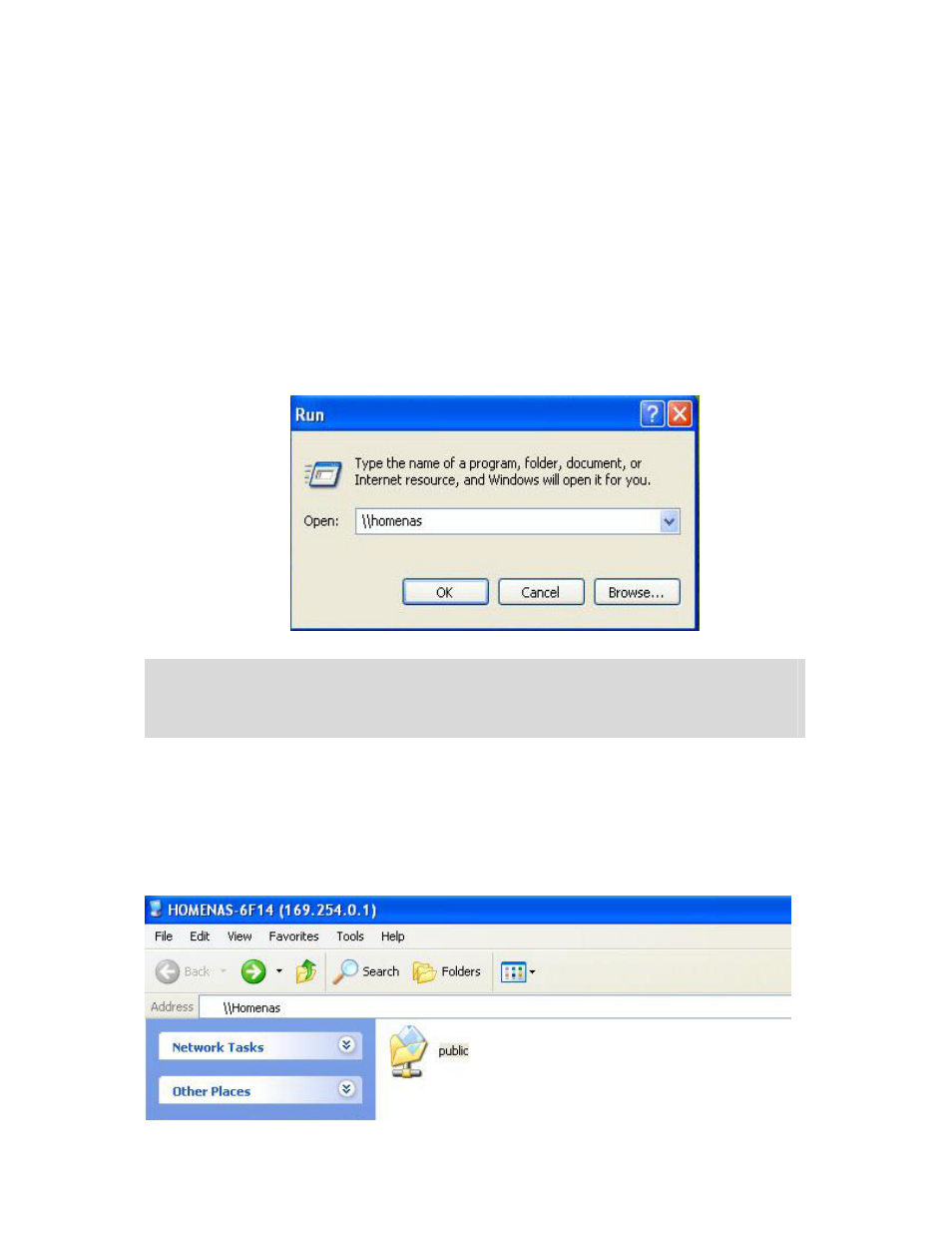 Accessing files from homenas – windows | Airlink101 ANAS250 User Manual | Page 15 / 24