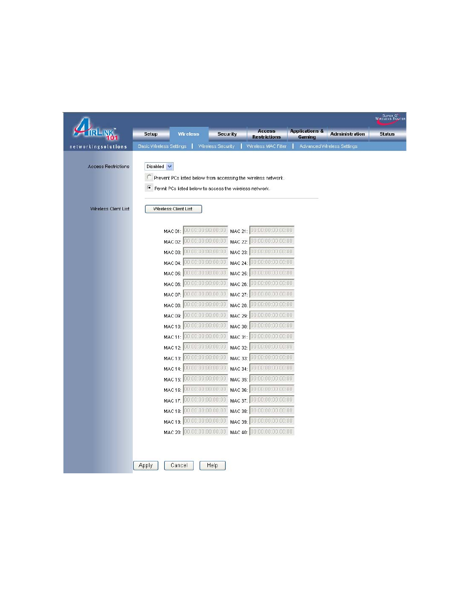 Airlink101 AR420W User Manual | Page 21 / 42
