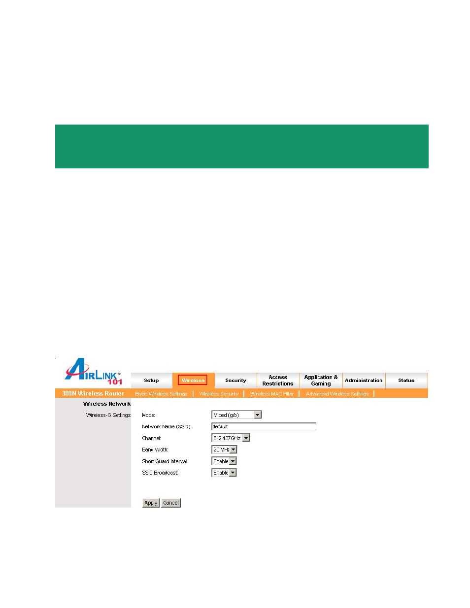 Connecting the router wirelessly | Airlink101 300N Draft 802.11n Wireless Router AR680W User Manual | Page 8 / 14