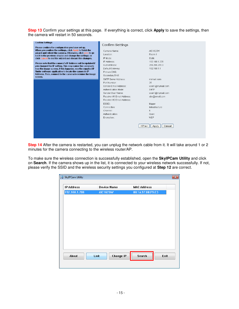 Airlink101 AIC1620W User Manual | Page 16 / 76
