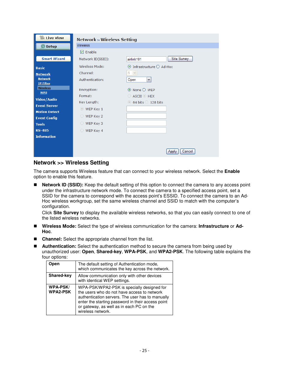 Airlink101 AIC1620W User Manual | Page 26 / 76