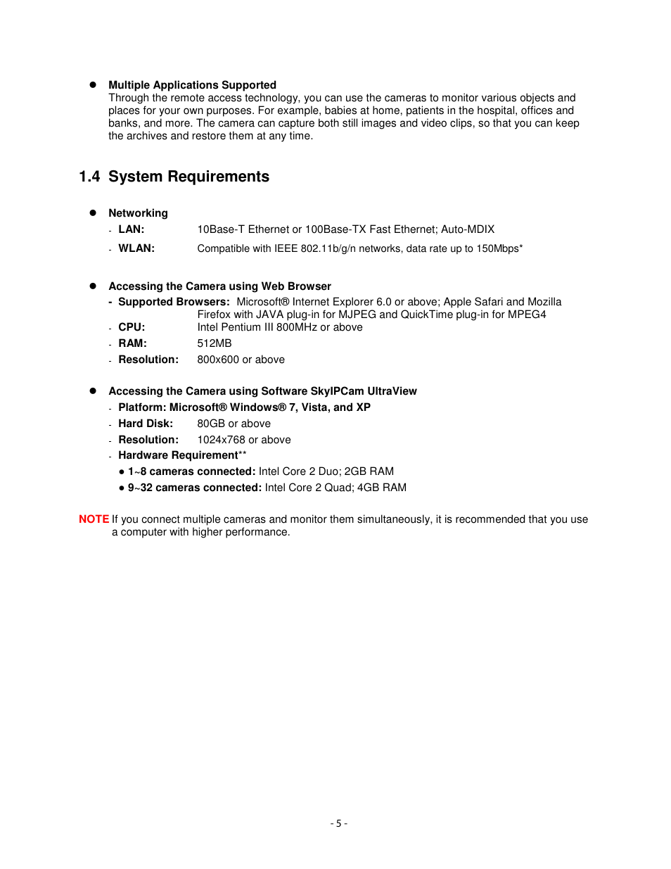 4 system requirements | Airlink101 AIC1620W User Manual | Page 6 / 76