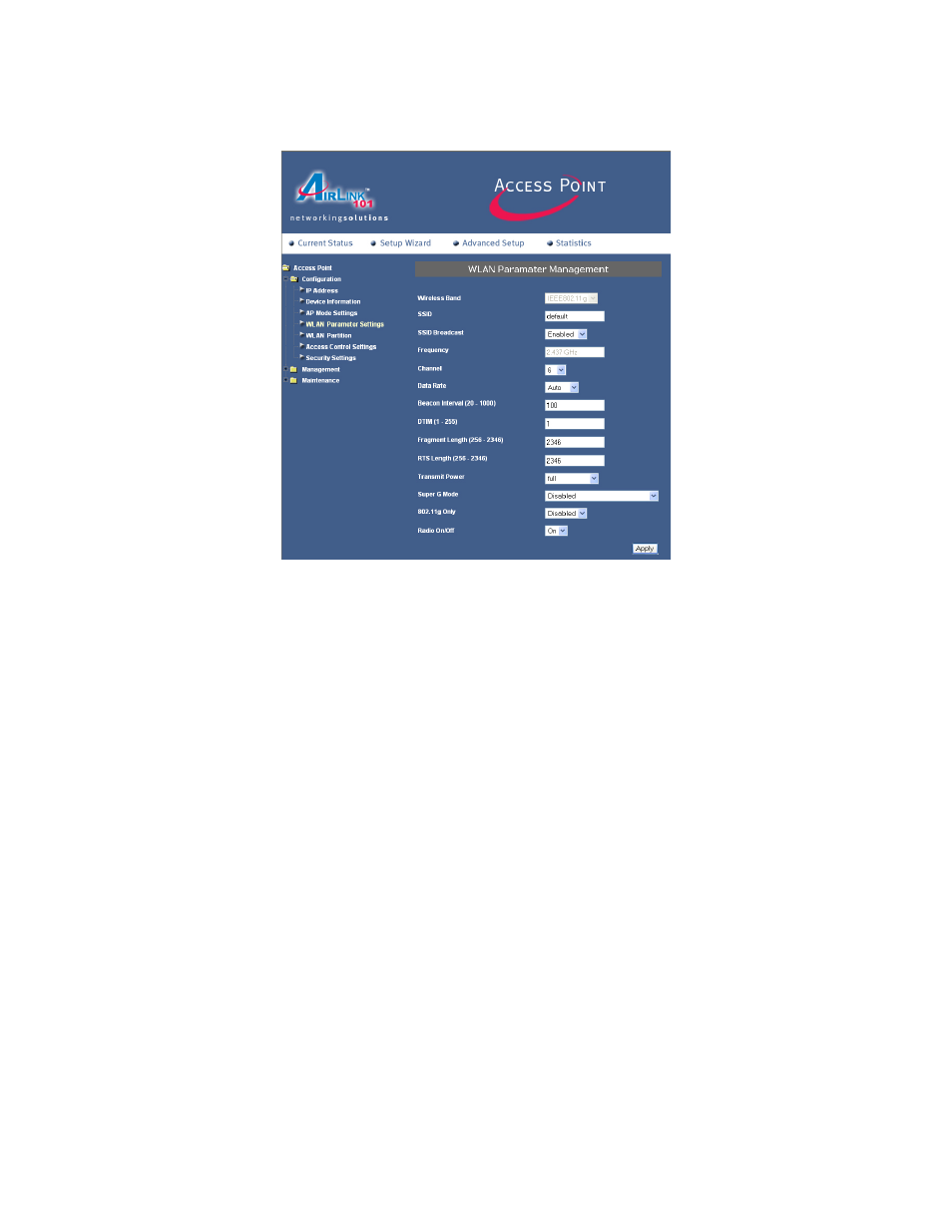 Airlink101 AP411W User Manual | Page 16 / 32