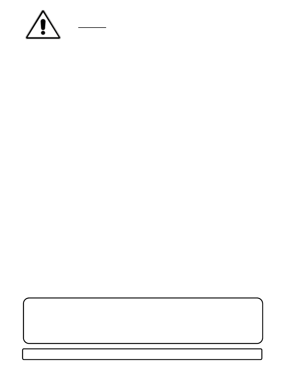 Warning | Bloom Manufacturing 2300HC Series User Manual | Page 3 / 8