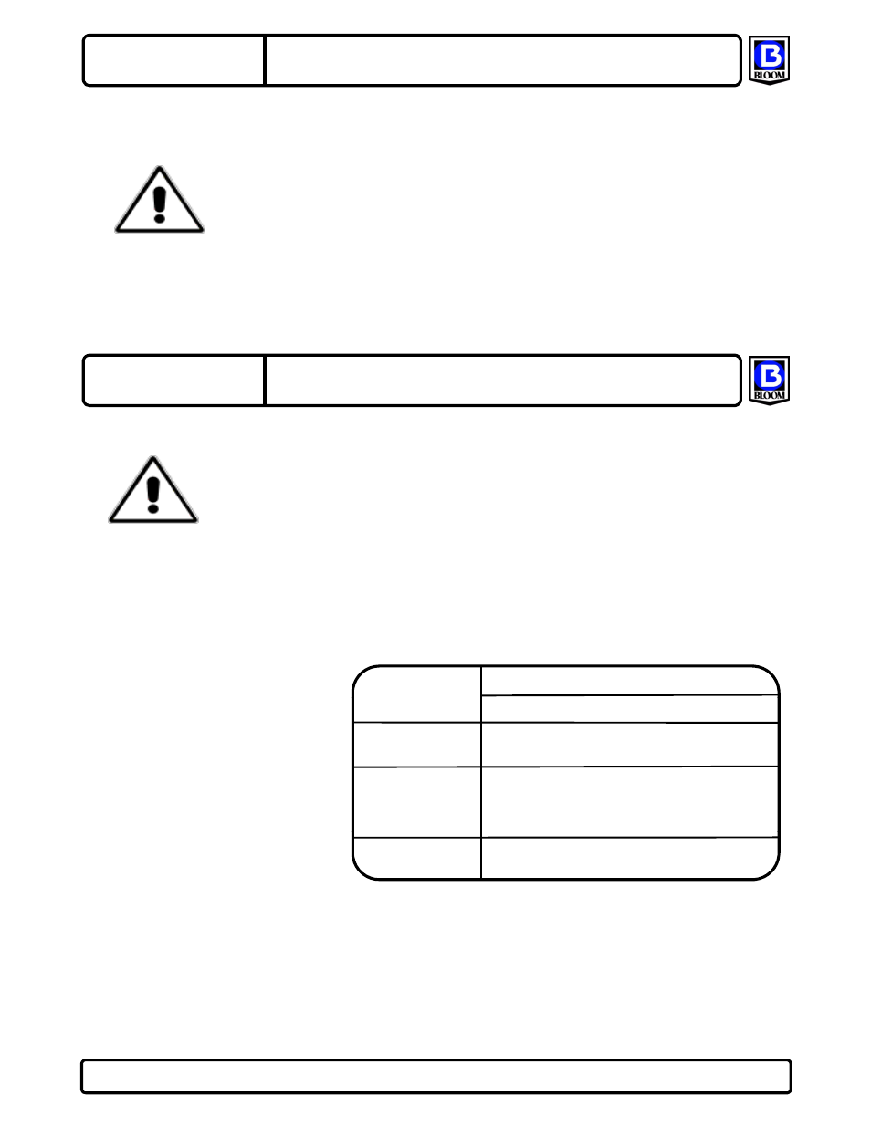 Hardware requirements | Bloom Manufacturing 2300HC Series User Manual | Page 6 / 8