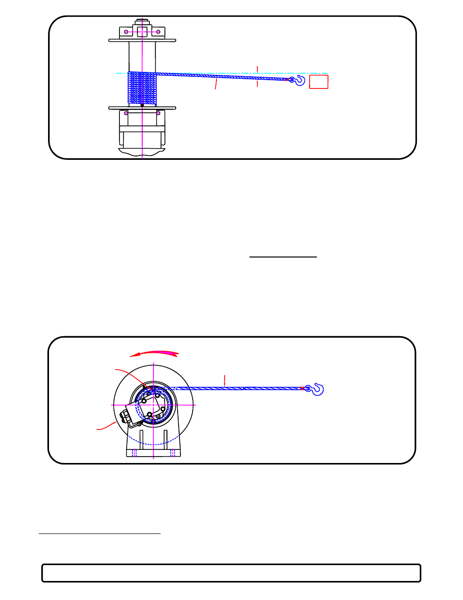 Proper fleet angle, Proper wrapping of wire rope | Bloom Manufacturing 2300HC Series User Manual | Page 8 / 8