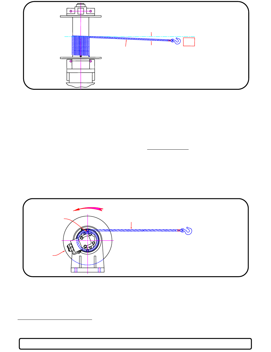 Proper wrapping of wire rope, Proper fleet angle | Bloom Manufacturing 2300KC Series User Manual | Page 8 / 8
