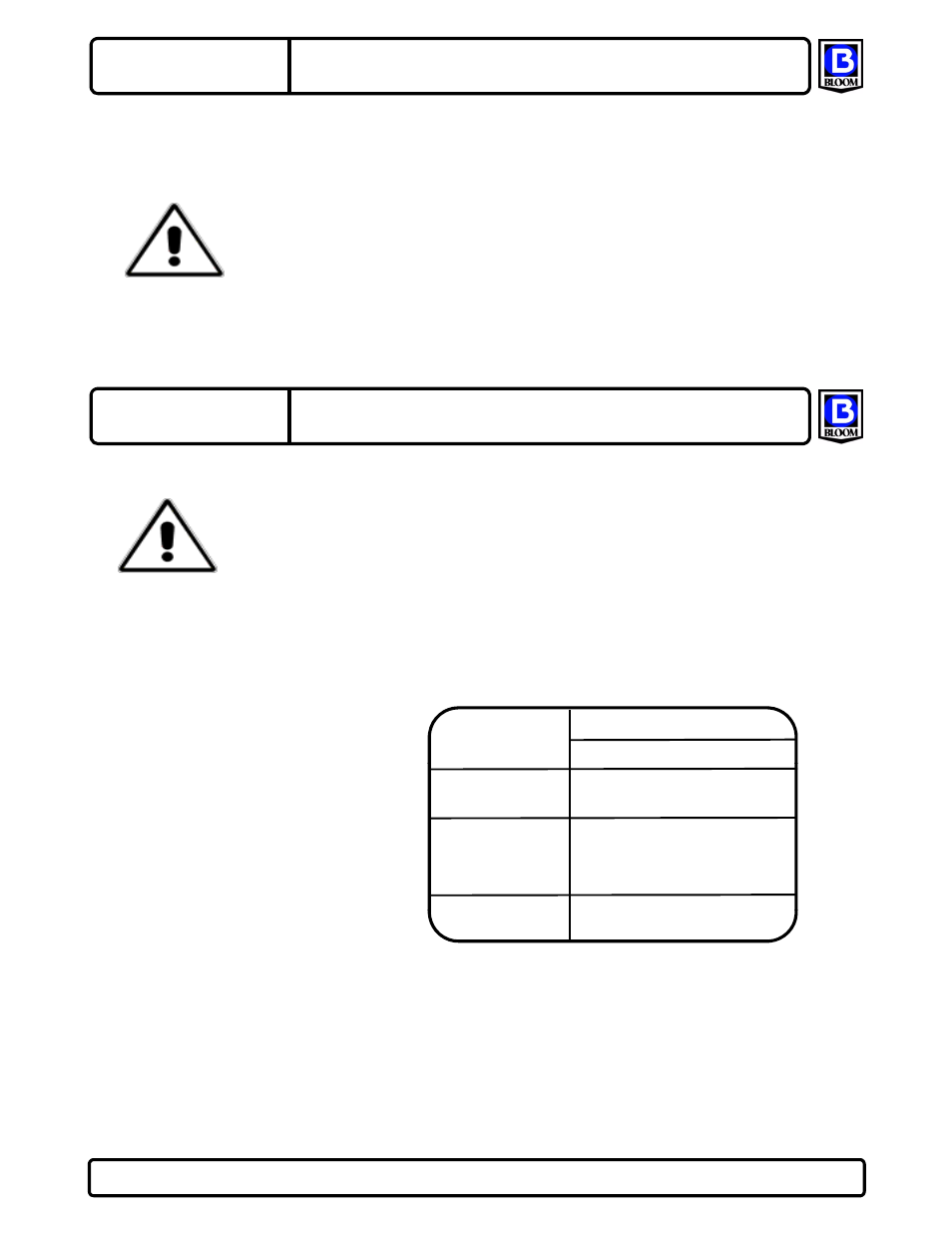Hardware requirements | Bloom Manufacturing 4200KC Series User Manual | Page 6 / 8