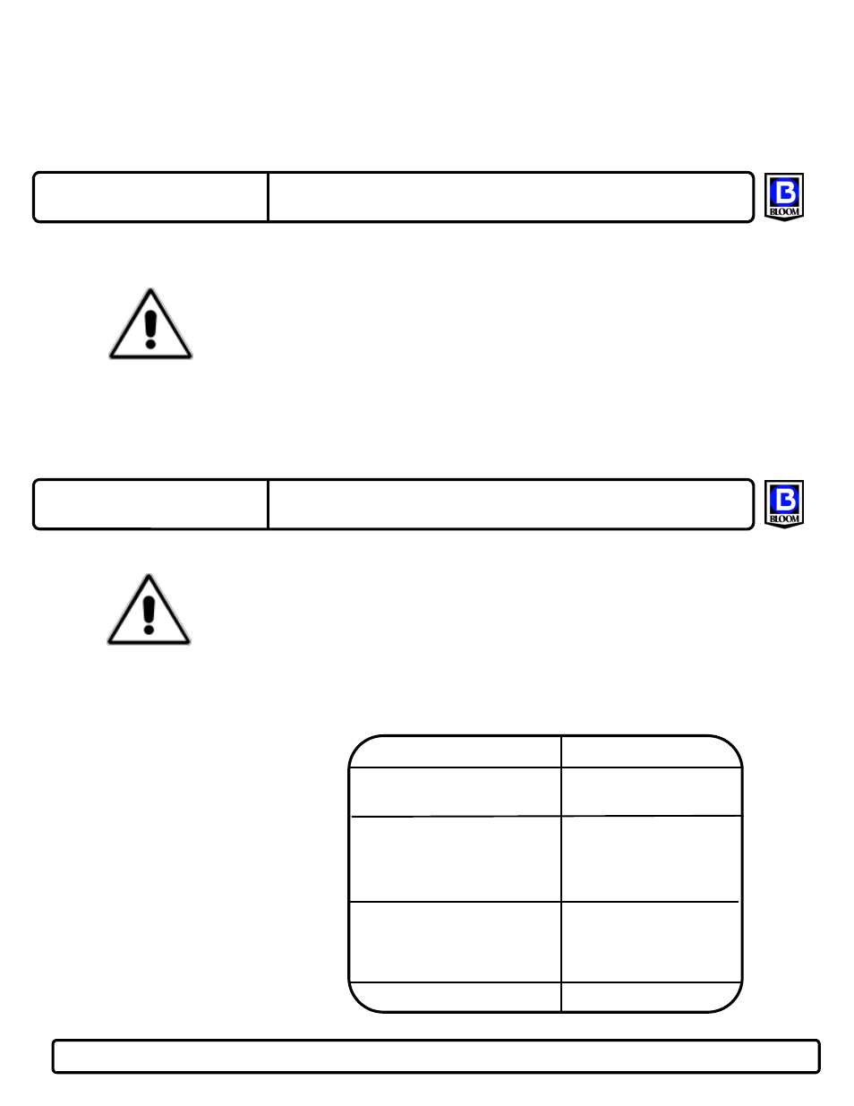 Hardware requirements | Bloom Manufacturing LS12H Series User Manual | Page 6 / 8