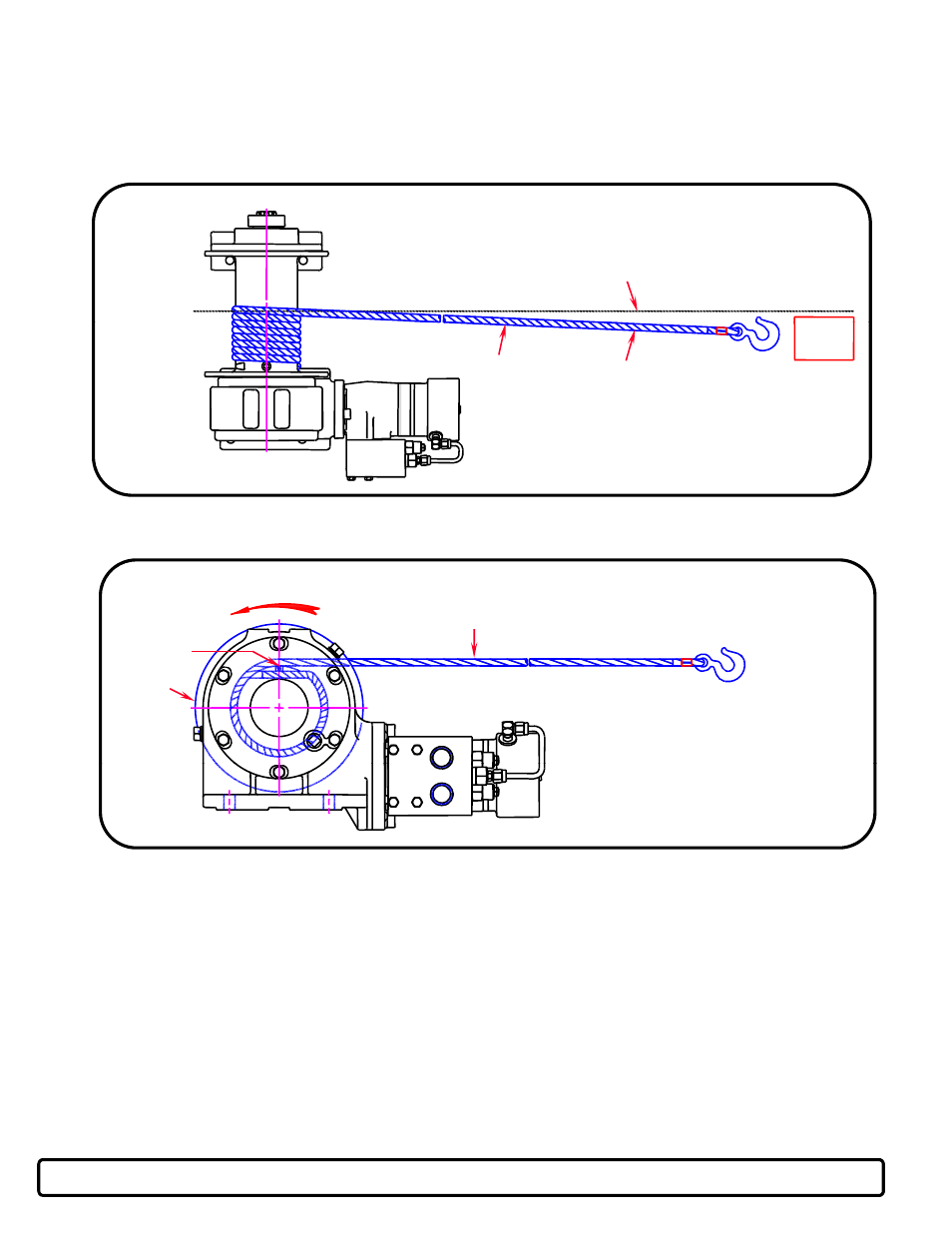 Proper fleet angle, Proper wrapping of wire rope | Bloom Manufacturing LS12H Series User Manual | Page 8 / 8