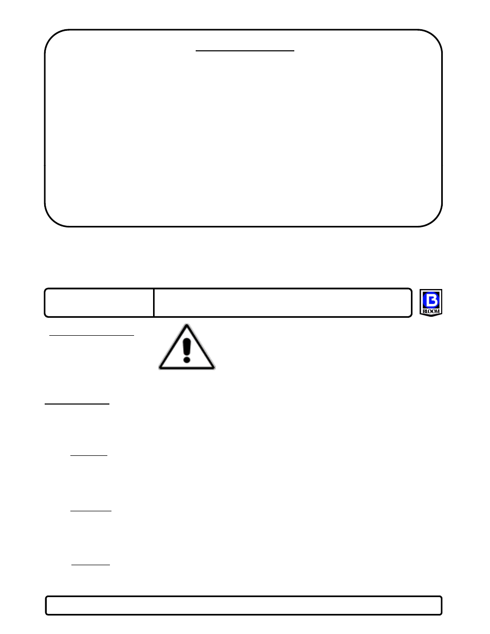 Bloom Manufacturing LS42K Series User Manual | Page 2 / 8