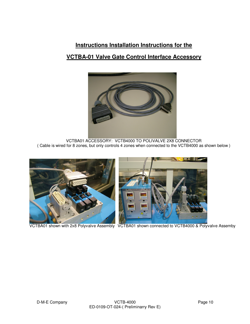 DME VCTB-4000 User Manual | Page 10 / 15