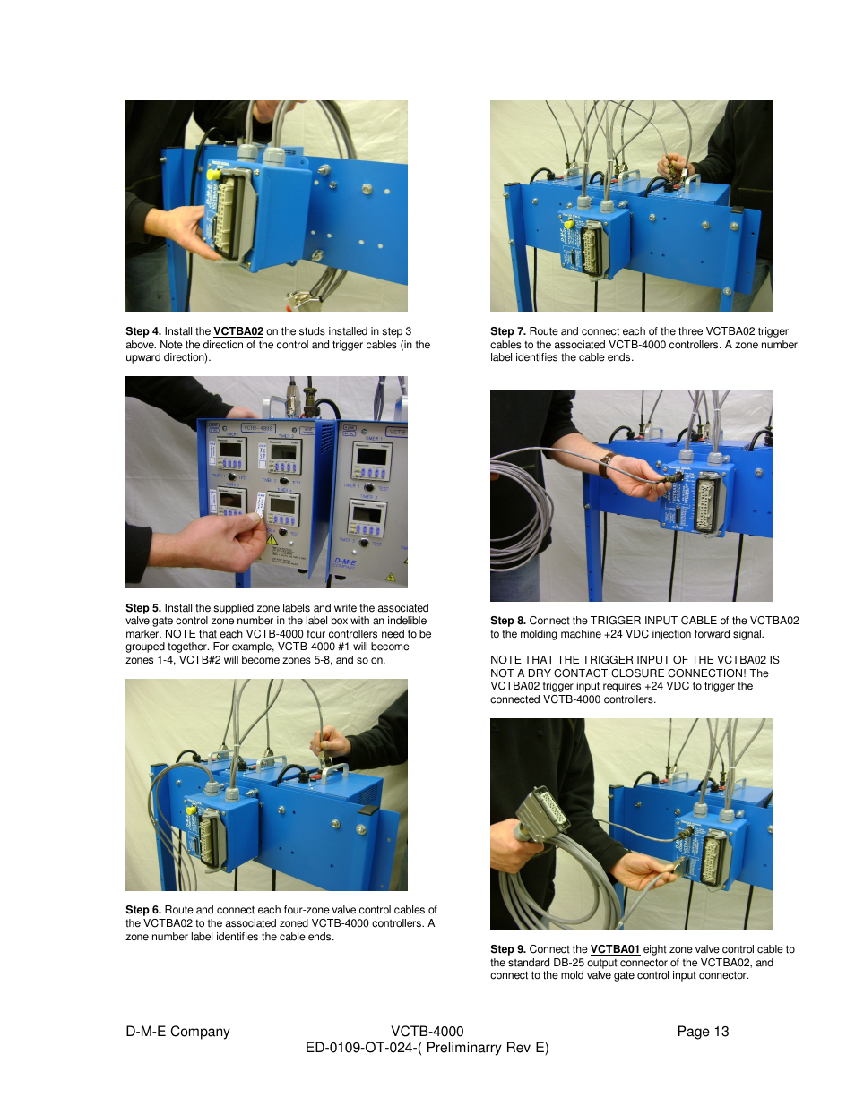 DME VCTB-4000 User Manual | Page 13 / 15