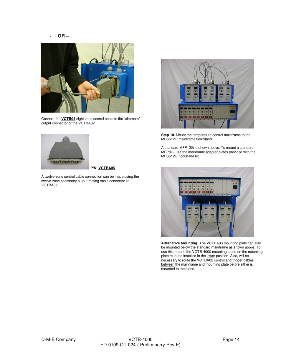 DME VCTB-4000 User Manual | Page 14 / 15