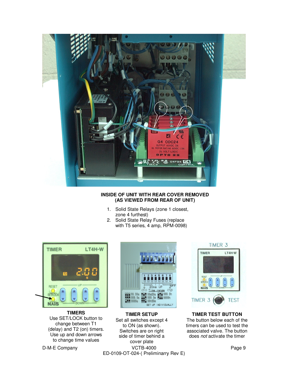 DME VCTB-4000 User Manual | Page 9 / 15