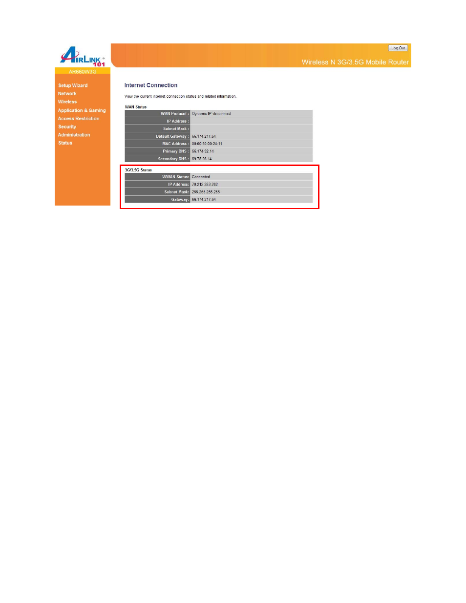 Airlink101 AR660W3G User Manual | Page 26 / 76