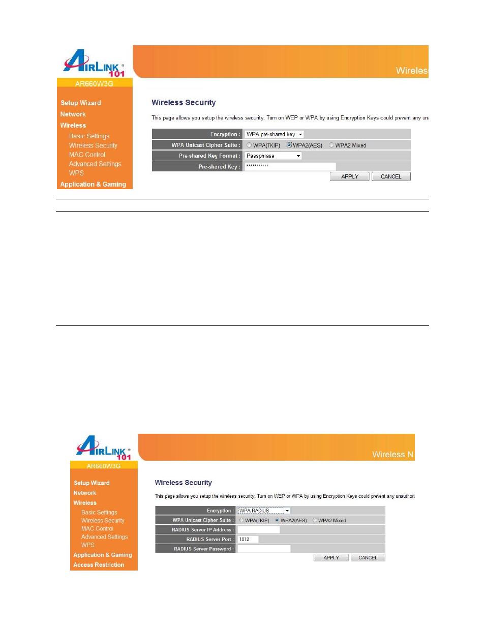 Airlink101 AR660W3G User Manual | Page 39 / 76