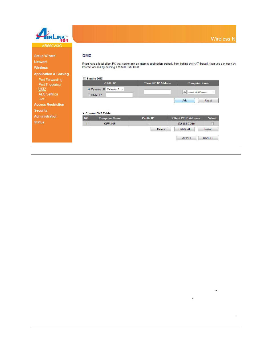 Airlink101 AR660W3G User Manual | Page 51 / 76