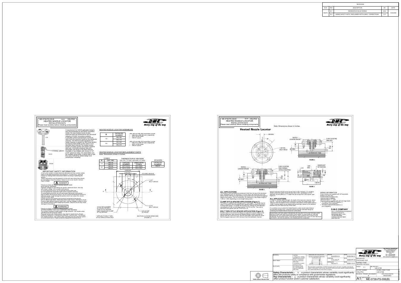 DME Heated Nozzle Locator User Manual | 2 pages