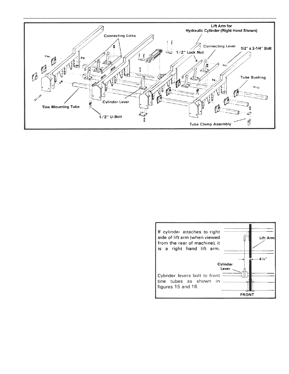 Lift arms, tine tubes & tines | Summers 3-Rank Superweeder User Manual | Page 29 / 85