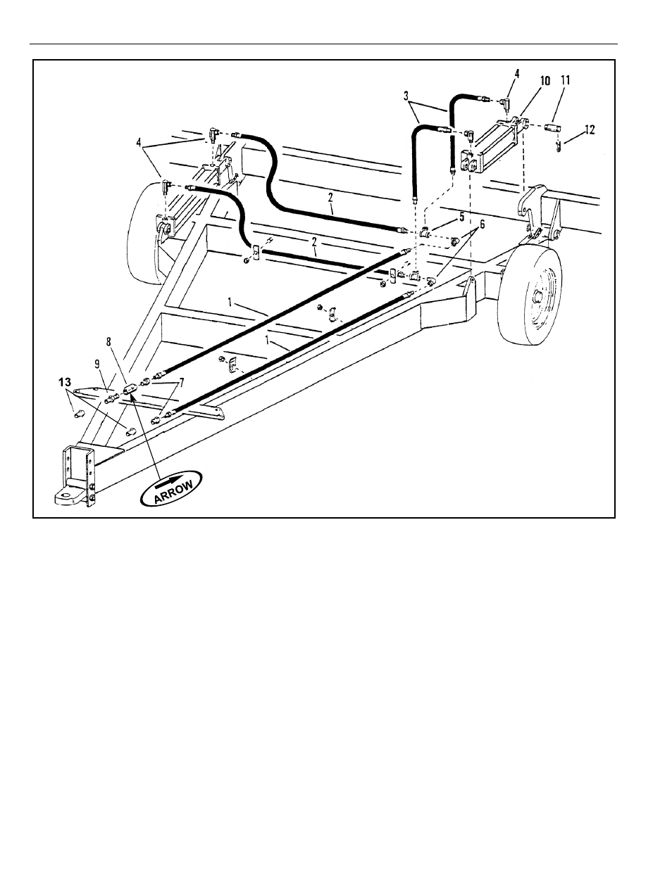 16' hydraulic system, Hydraulic system - 16 ft -4, 16’ hitch — hydraulic system | Summers 3-Rank Superweeder User Manual | Page 54 / 85