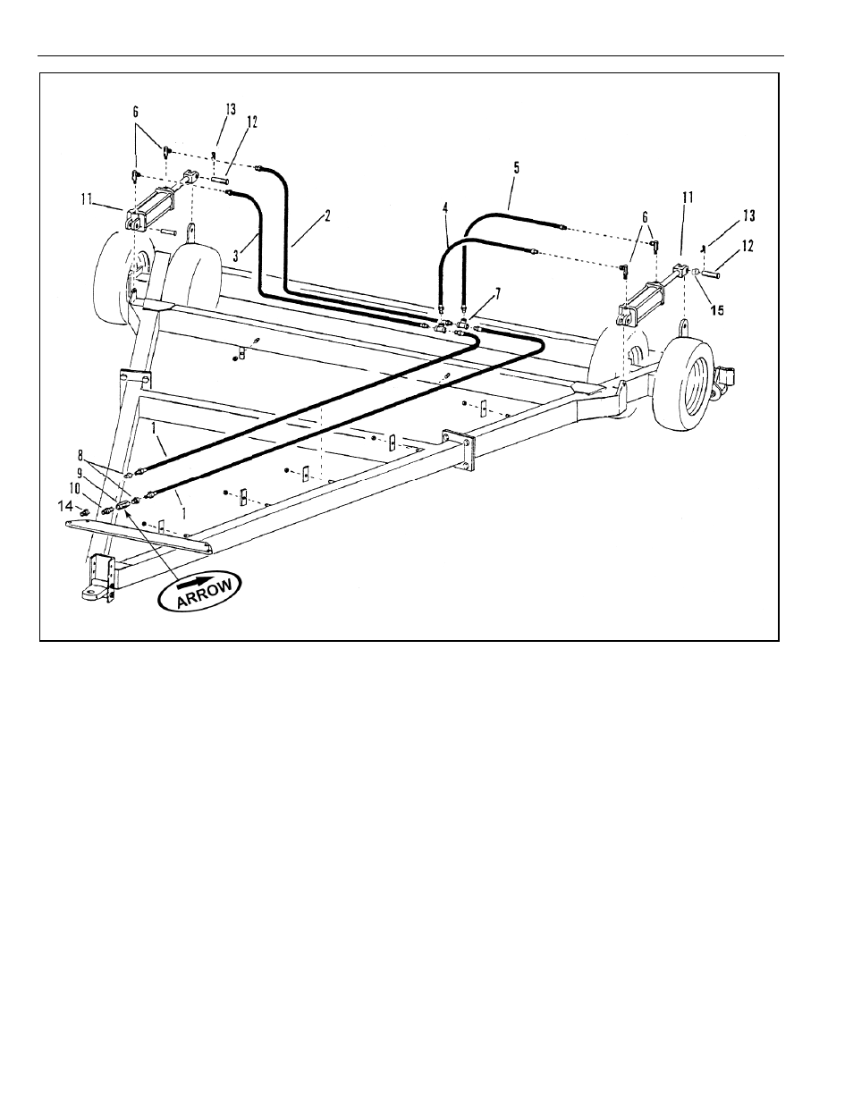 20' hydraulic system, Hydraulic system - 20 ft -8, 20’ hitch — hydraulic systems | Summers 3-Rank Superweeder User Manual | Page 58 / 85