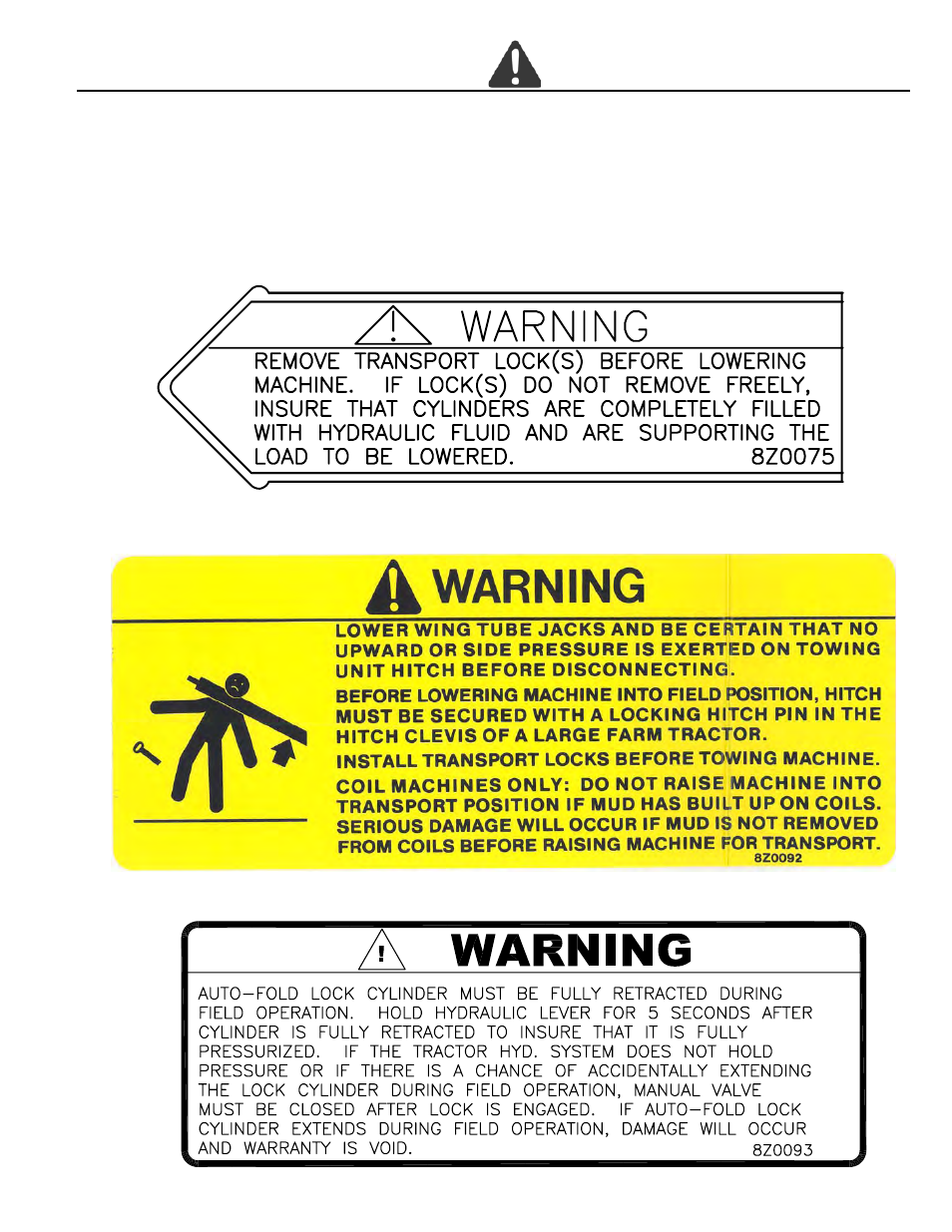 Safety decals, Safety decals & reflectors -3 - 1-7 | Summers 3-Rank Superweeder User Manual | Page 7 / 85