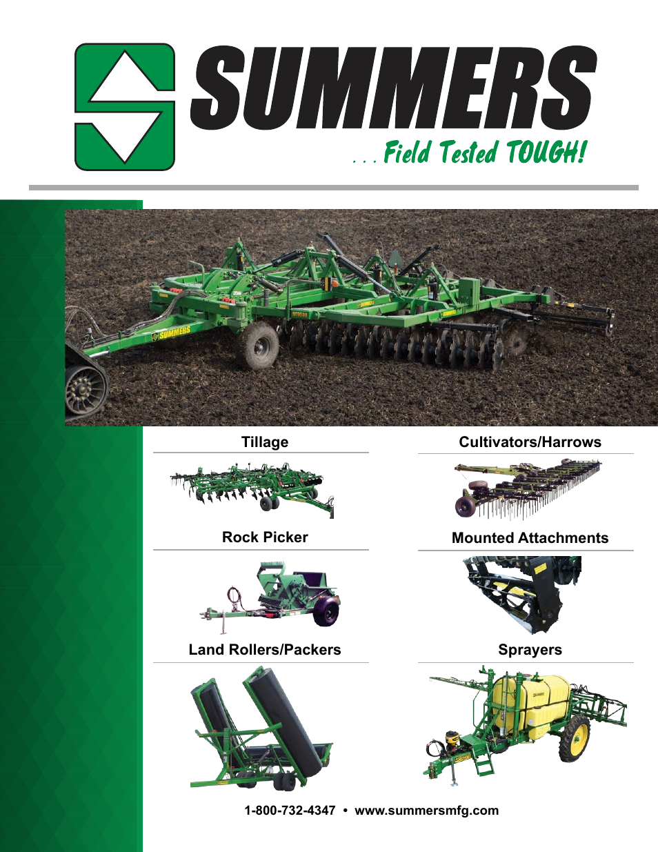 Summers products | Summers 4-Rank Superweeder User Manual | Page 120 / 120