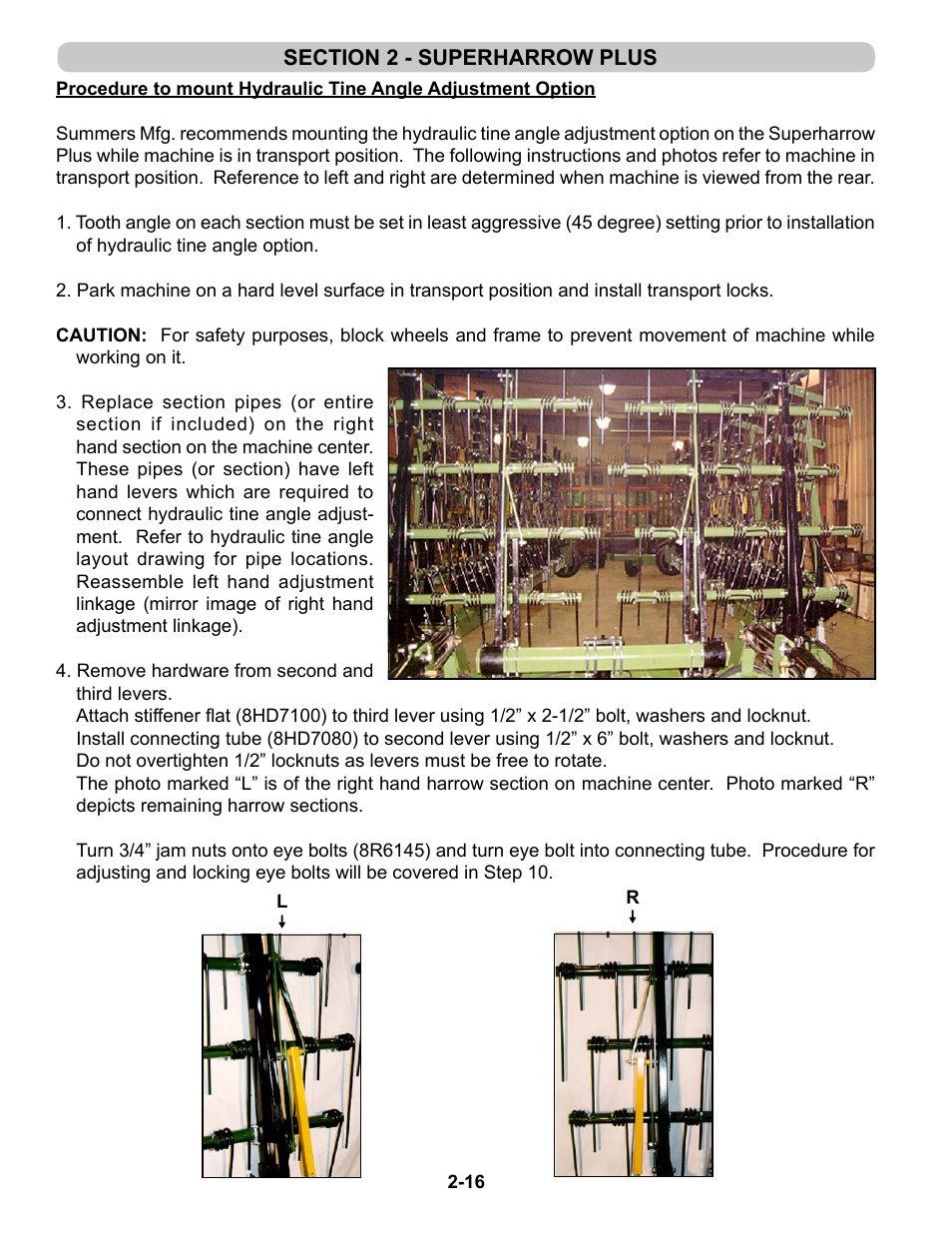 Summers 4-Rank Superweeder User Manual | Page 28 / 120