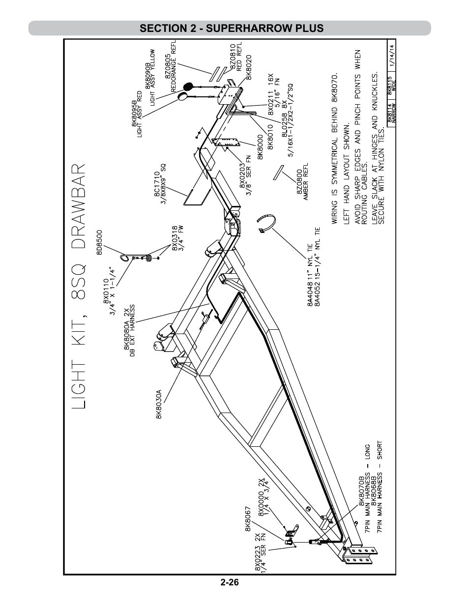 Light kit | Summers 4-Rank Superweeder User Manual | Page 38 / 120