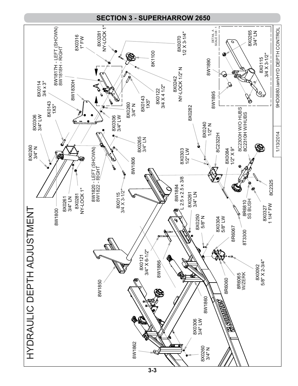 Hydraulic depth adjustment | Summers 4-Rank Superweeder User Manual | Page 47 / 120