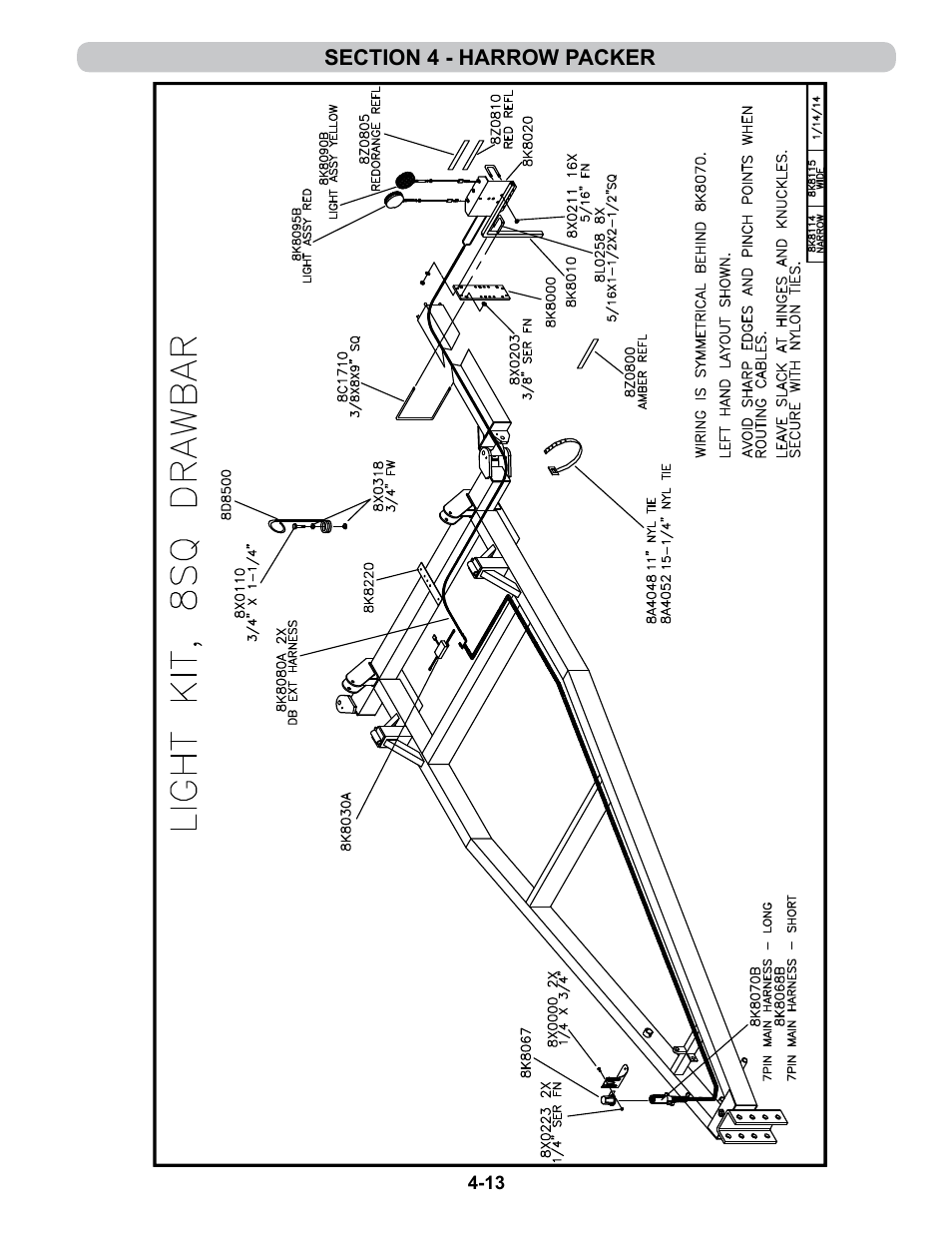 Light kit | Summers 4-Rank Superweeder User Manual | Page 79 / 120