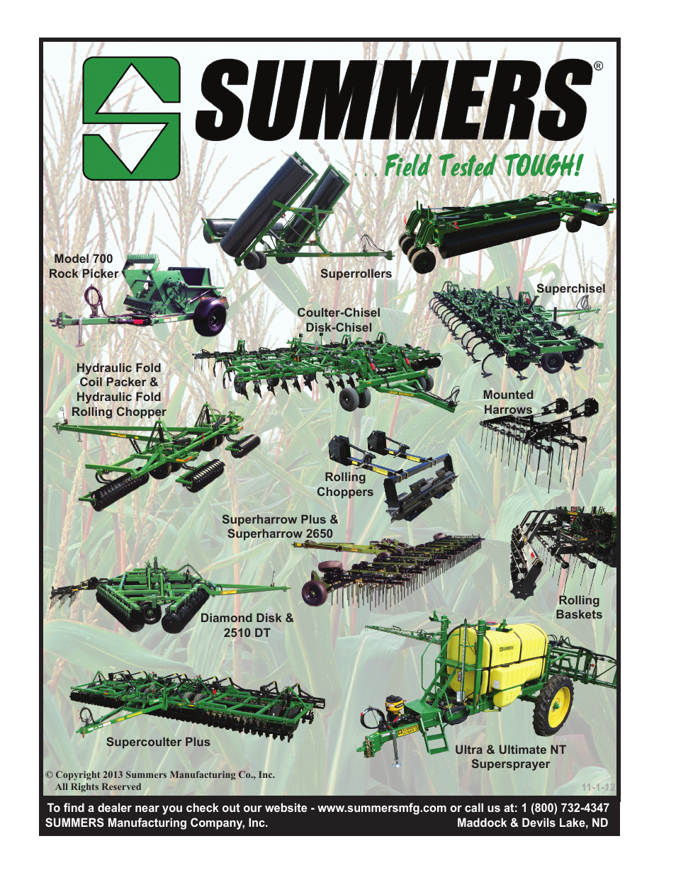 Products | Summers 30' Superroller User Manual | Page 46 / 46