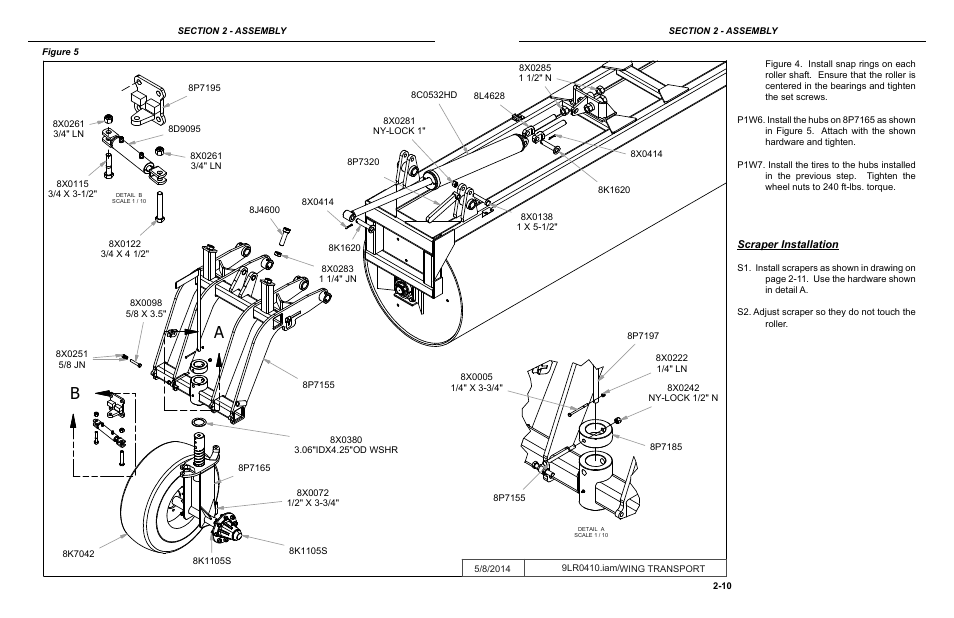 Summers 53' Trail-Type Superroller User Manual | Page 20 / 50