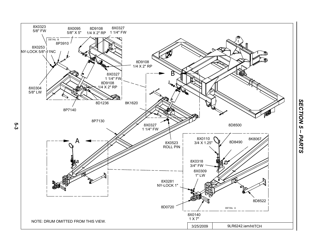 Hitch, Hitch -3 | Summers 84' Superroller User Manual | Page 39 / 52