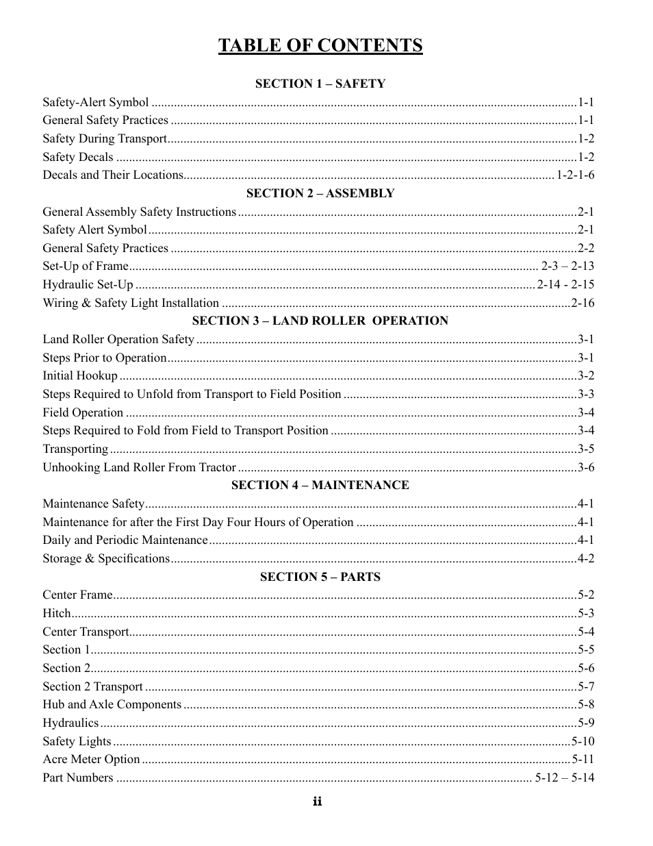 Summers 84' Superroller User Manual | Page 4 / 52