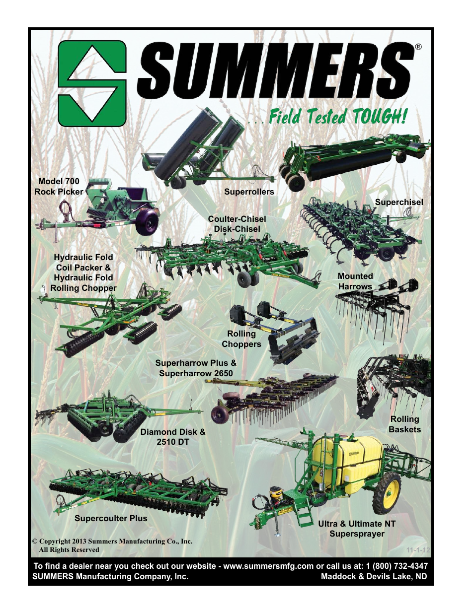 Products | Summers 84' Superroller User Manual | Page 52 / 52