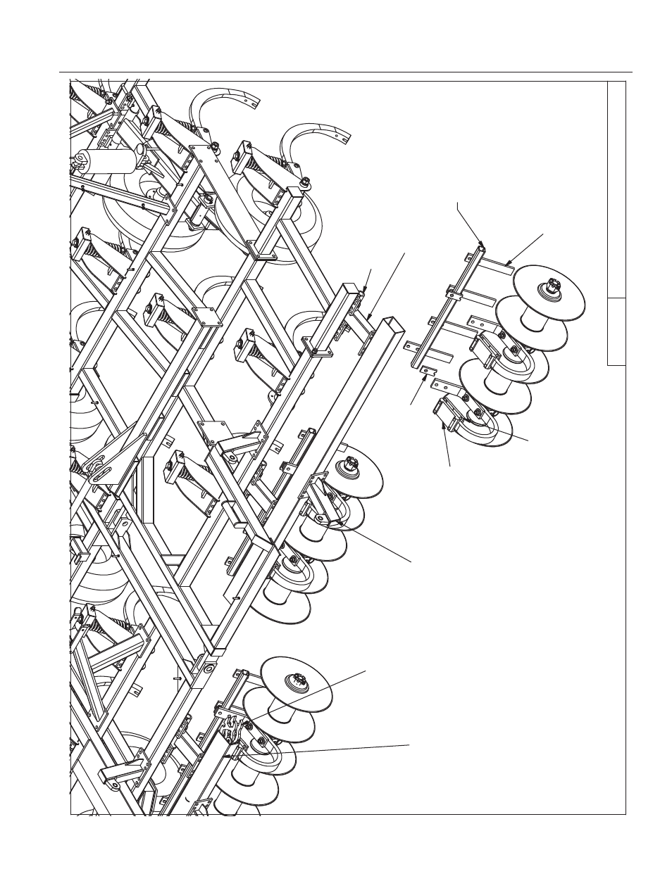 Gang scraper assembly, Coulter gang mount components -19 | Summers Disk-Chisel User Manual | Page 101 / 119