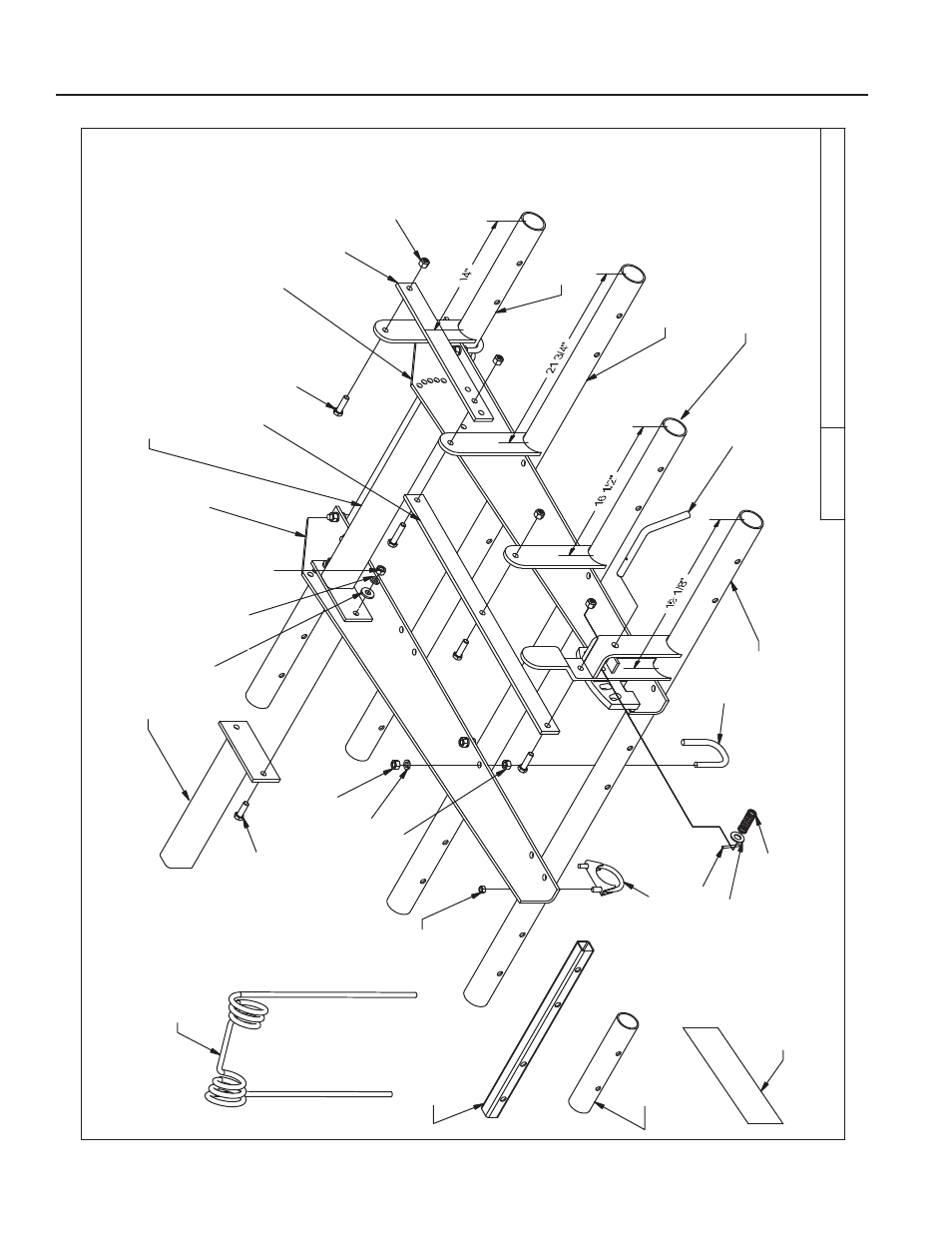 Mounted harrow assembly, Mounted harrow assembly -24 | Summers Disk-Chisel User Manual | Page 106 / 119