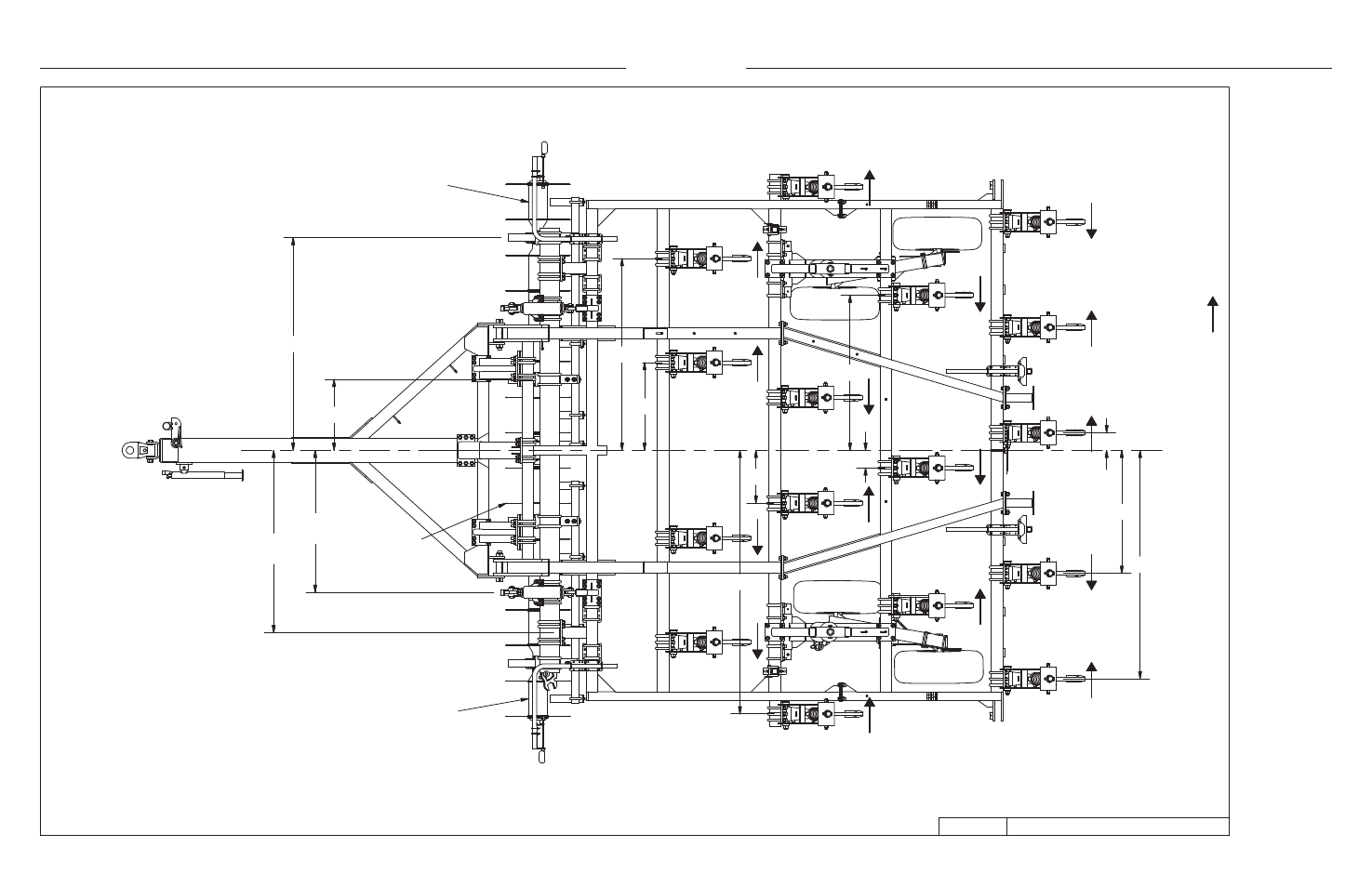 16' shank & gang layout | Summers Disk-Chisel User Manual | Page 53 / 119