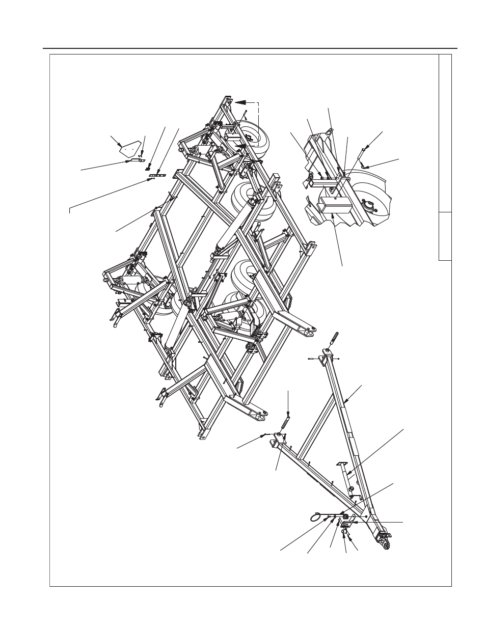 32' & 36' hitch & safety, 32’-36’ wing assembly -9 | Summers Disk-Chisel User Manual | Page 91 / 119