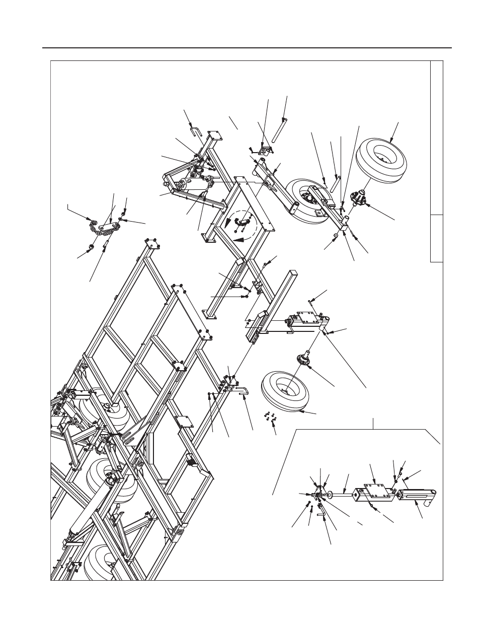 40' wing transport & wing extension, 32’-40’ gang depth control hydraulics -13 | Summers Disk-Chisel User Manual | Page 95 / 119
