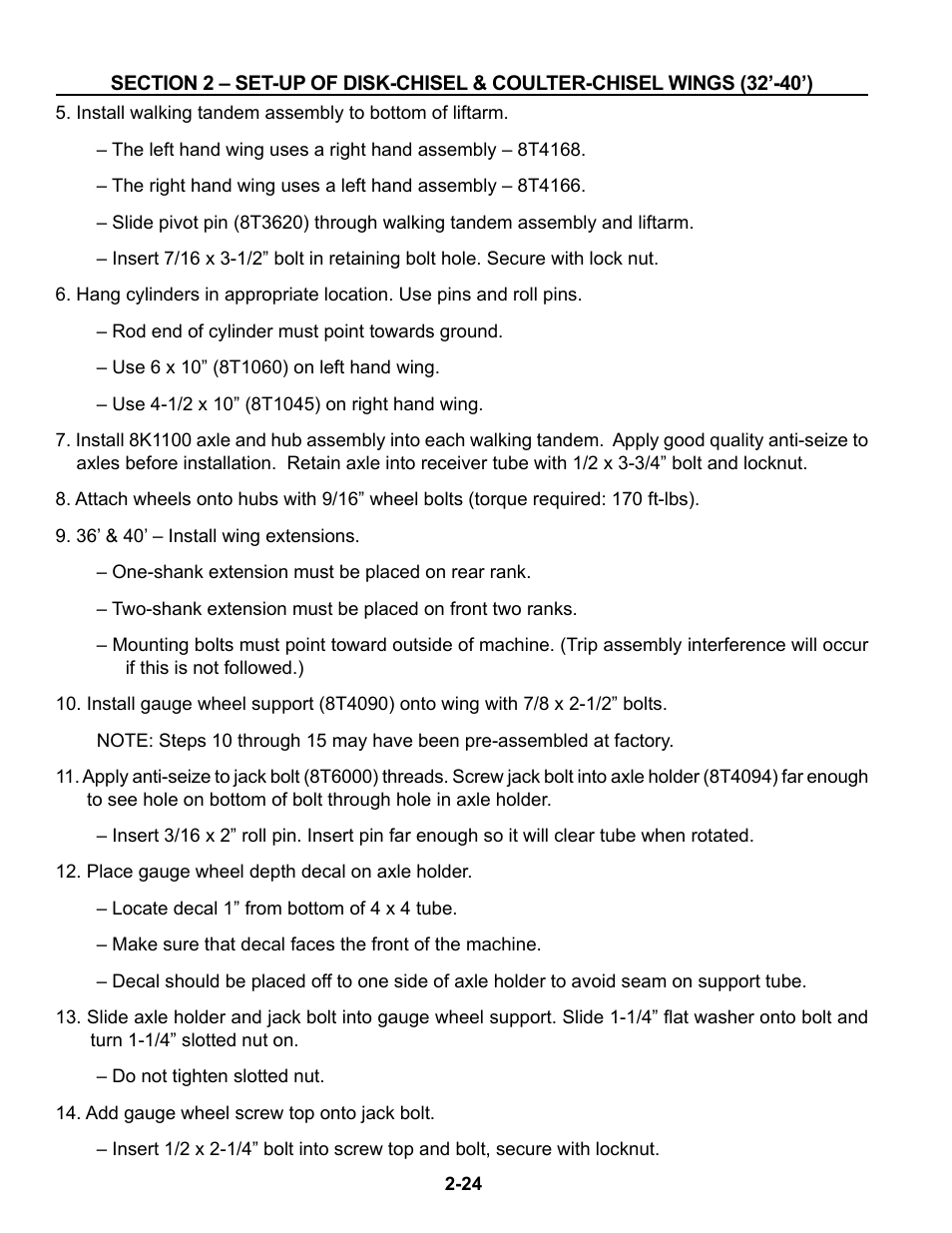 Summers Disk-Chisel User Manual | Page 36 / 154