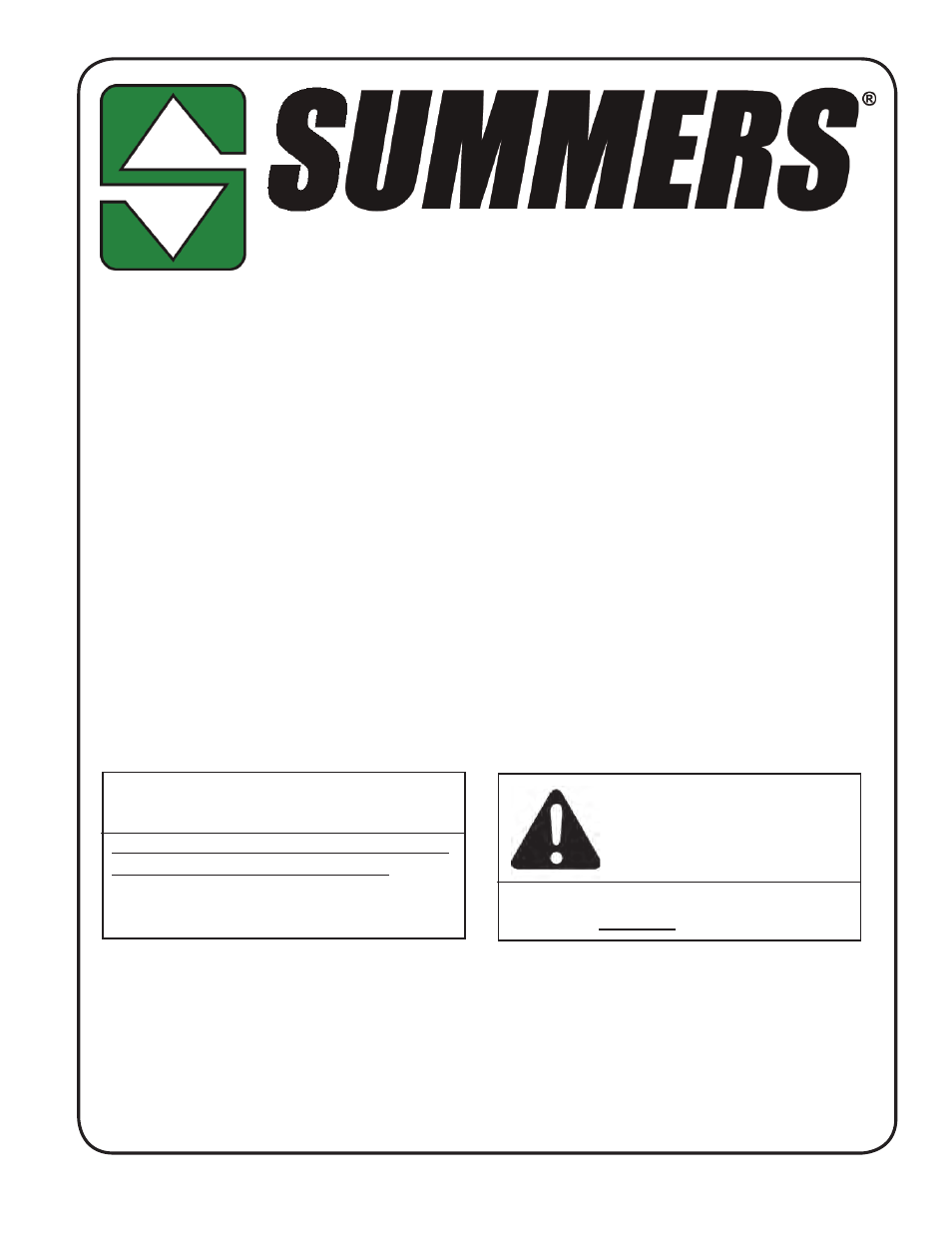 Summers 2510 DT User Manual | 98 pages