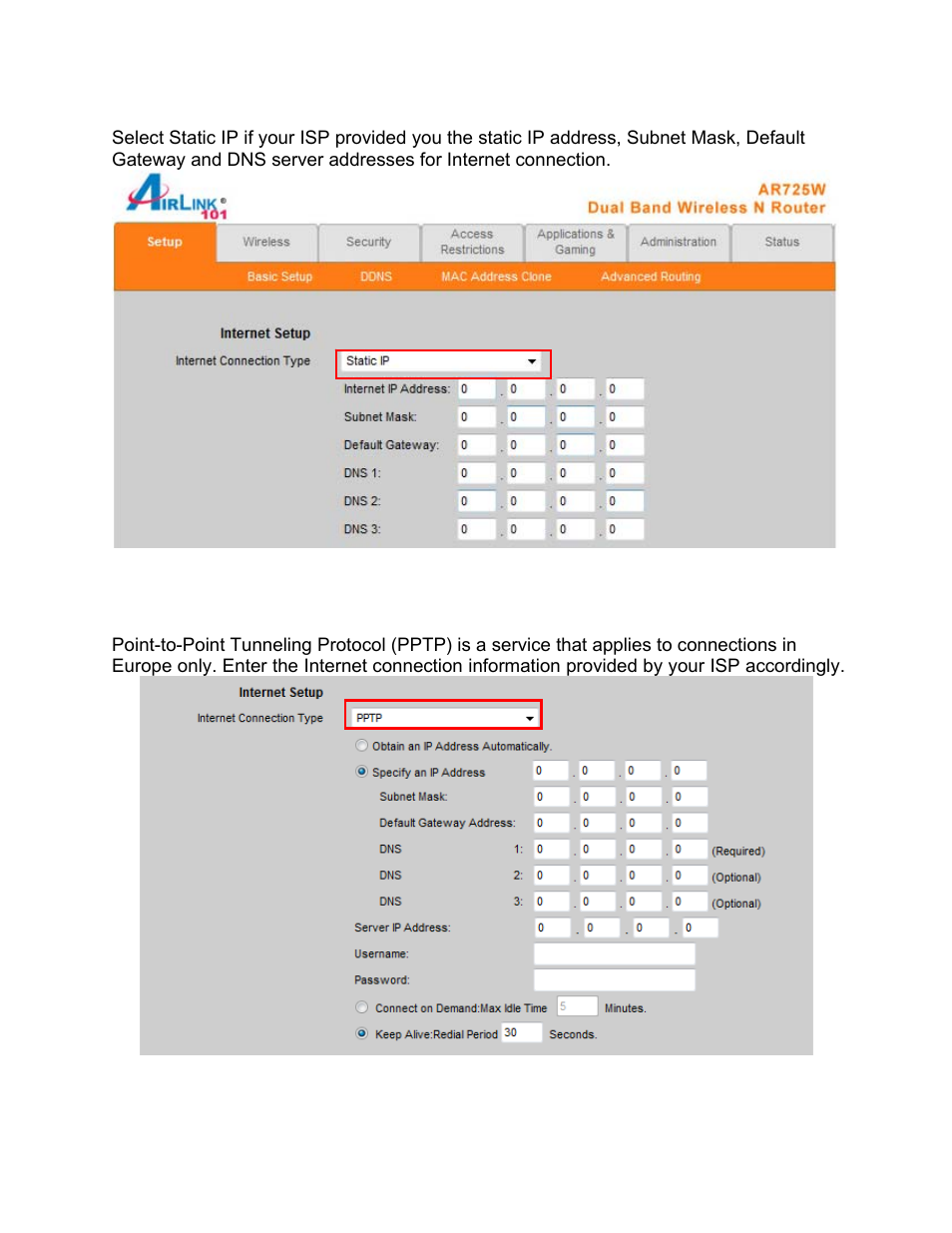Airlink101 AR725W User Manual | Page 12 / 64